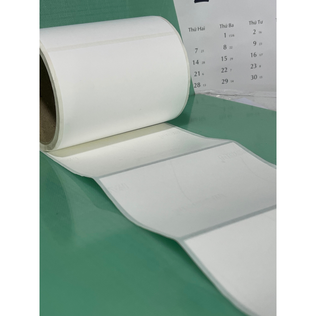 Giấy in nhiệt 110x90/75x50/100x70, giấy in nhãn mác in đơn hàng trà sữa/trà chanh, giấy decal hàng chất lượng cao