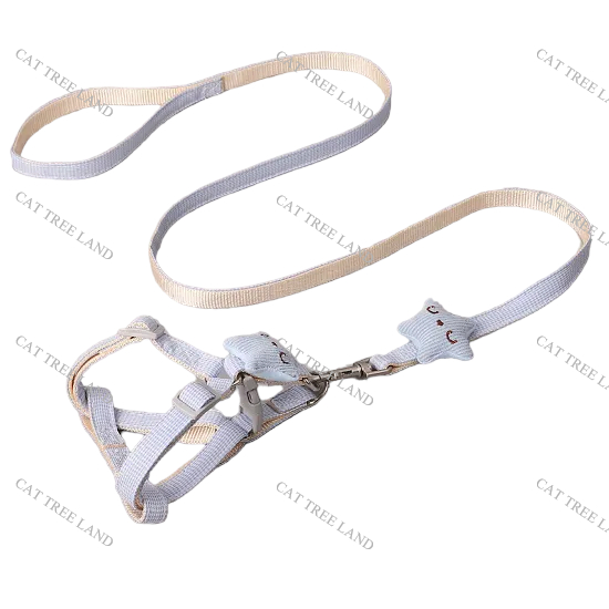 DÂY DẮT CHÓ MÈO KÈM ĐAI NGỰC, HÌNH NGÔI SAO - VÒNG CỔ MÈO CHÓ - DÂY XÍCH CHO THÚ CƯNG