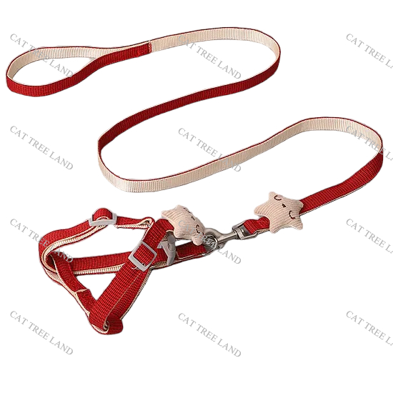 DÂY DẮT CHÓ MÈO KÈM ĐAI NGỰC, HÌNH NGÔI SAO - VÒNG CỔ MÈO CHÓ - DÂY XÍCH CHO THÚ CƯNG