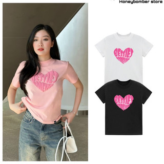 Áo Nữ Baby Tee Tim Besties 🌸Áo thun babytee nữ cotton cá tính🌸