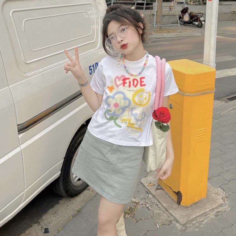 Áo Nữ Baby Tee FIDE 🌸 Áo Thun Nữ cotton phong cách cá tính 🌸