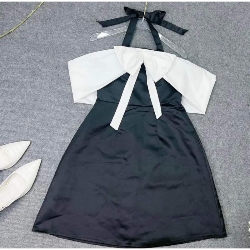 RẺ VÔ ĐỊCH Váy Tiểu Thư Trắng Trễ Vai - Đầm Xòe babydoll Mặc Nhiều Kiểu Hot