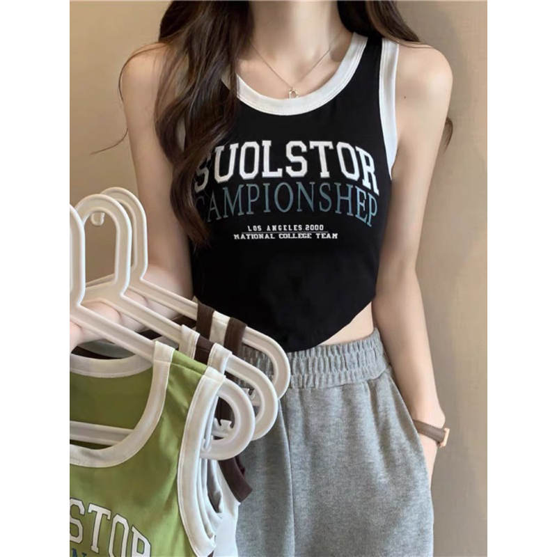 Áo Bra Bản To Viền Chữ Dáng Vừa Suolstor Hót Hít