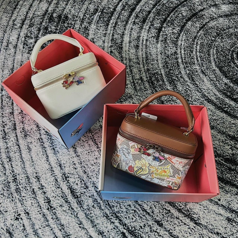 Túi cốp khoá thỏ diisney cê n ca size 15cm full hộp kèm túi vải