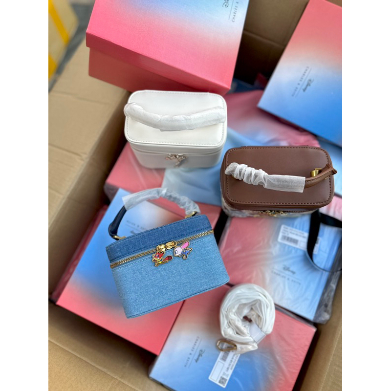 Túi cốp khoá thỏ diisney cê n ca size 15cm full hộp kèm túi vải
