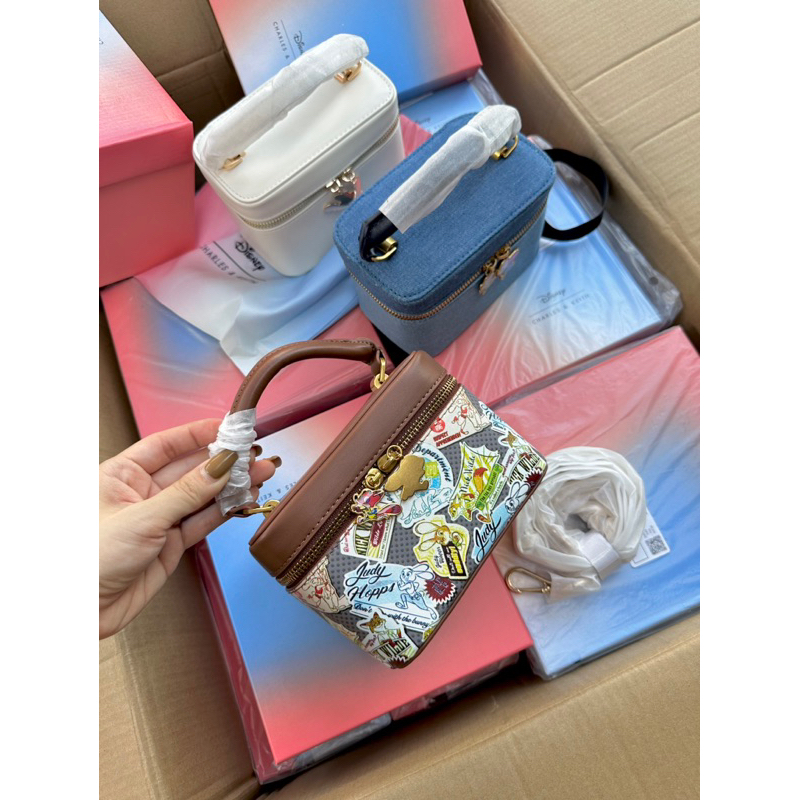 Túi cốp khoá thỏ diisney cê n ca size 15cm full hộp kèm túi vải