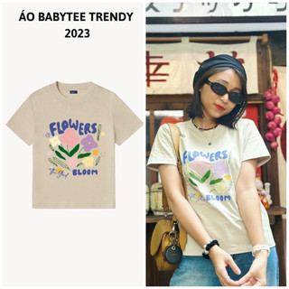  Áo Nữ Baby Tee FLOWERS 🌸Áo Thun Babytee Nữ cotton🌸