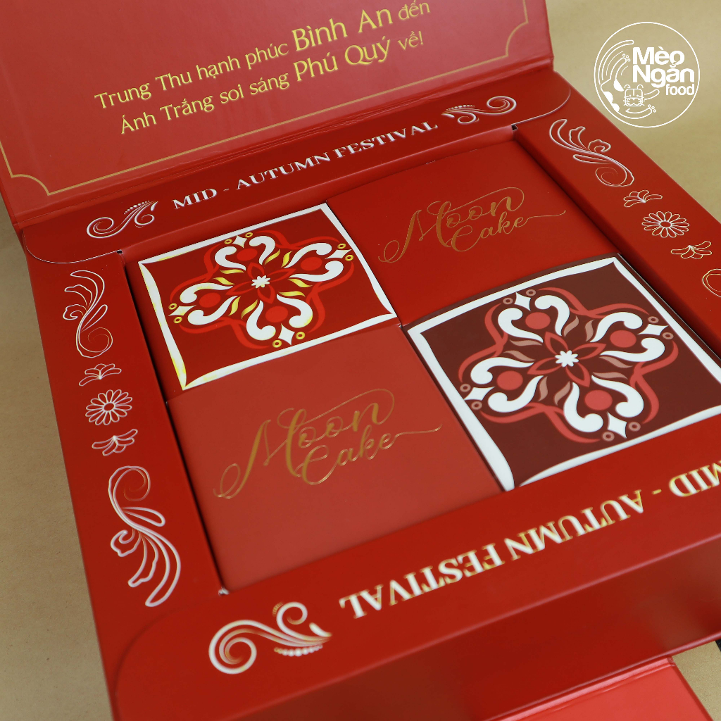 Hộp 4 bánh trung thu "Vinh Hoa"