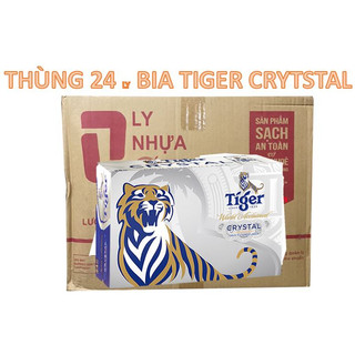 Quận 3 một thùng 24 ly bia tiger crystal 330ml giống hệt thùng bia tiger crystal tiger bạc