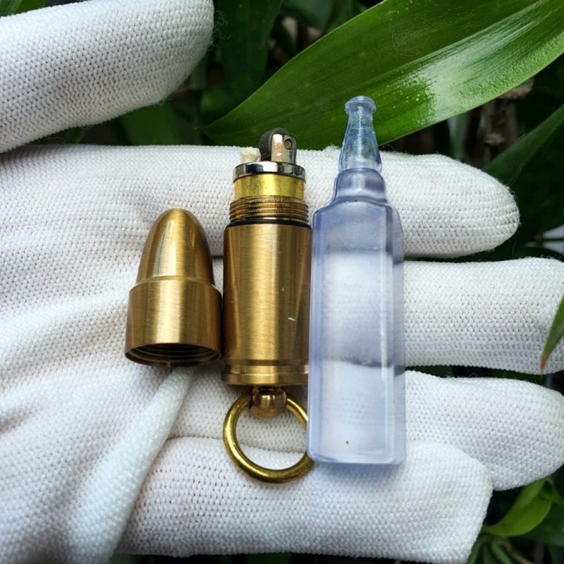 Móc khoá độc lạ hình viên kẹo đồng thau kèm xờ ăng đa năng tiện ích