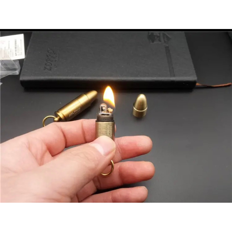 Móc khoá độc lạ hình viên kẹo đồng thau kèm xờ ăng đa năng tiện ích