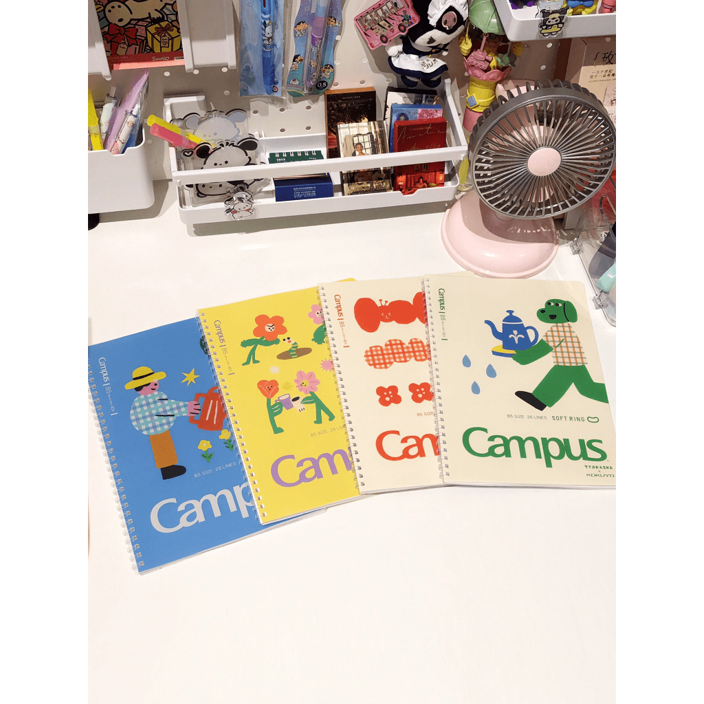 Bộ sưu tập sổ vở Kokuyo Campus TYAKASHA phiên bản giới hạn Art Therapy