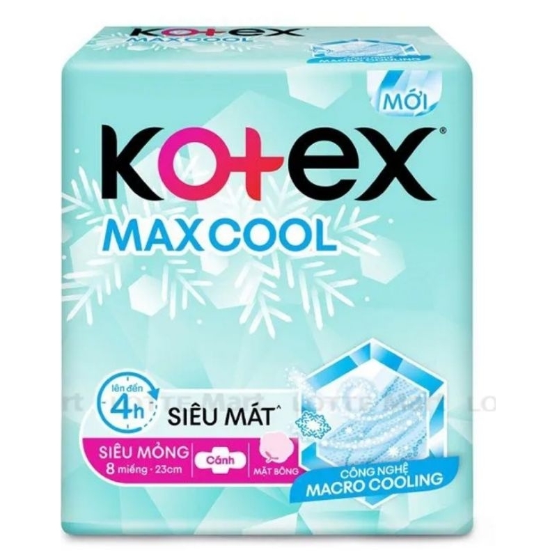 Băng Vệ Sinh Kotex MaxCool 8 miếng