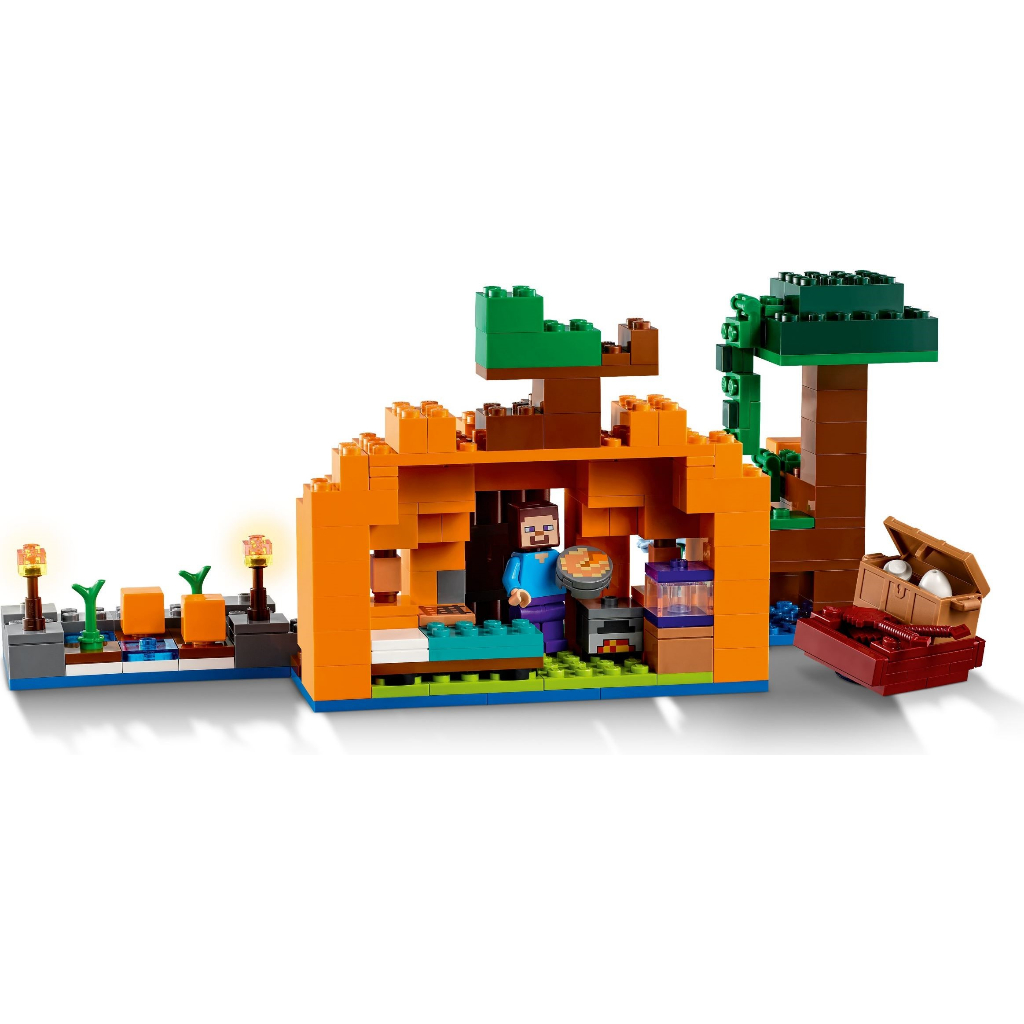 21248 Lego Minecraft The Pumpkin Farm - Mô hình Đồ chơi lắp ráp: Nông trại bí đỏ/ bí ngô