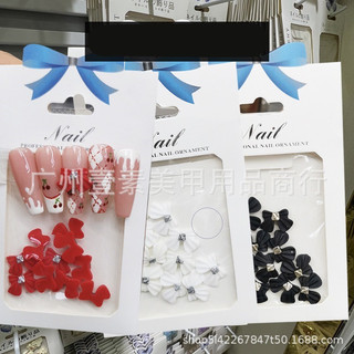 Charm nail, charm nơ gắn móng, trang trí móng (nhiều màu)