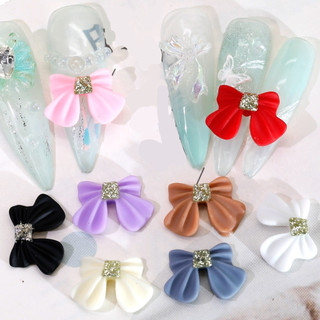 Charm nail, charm nơ gắn móng, trang trí móng (nhiều màu)