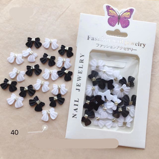 Charm nail, charm nơ gắn móng, trang trí móng (nhiều màu)