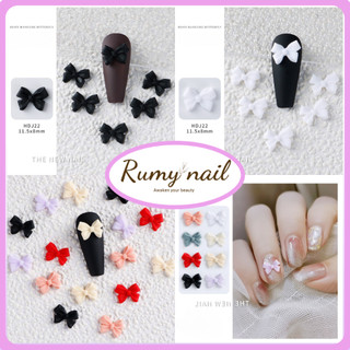 Charm nail, charm nơ gắn móng, trang trí móng tay nhiều màu