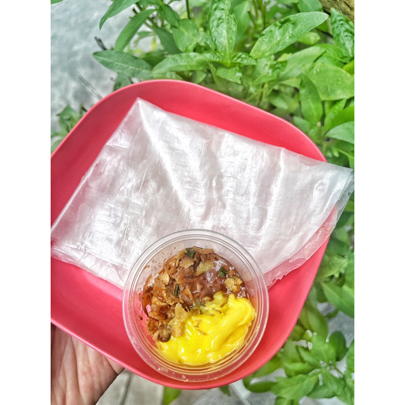 Bánh Tráng Phơi Sương Chấm Sốt Me Và Bơ Trứng Siêu Ngon - Bánh Tráng Bơ Me