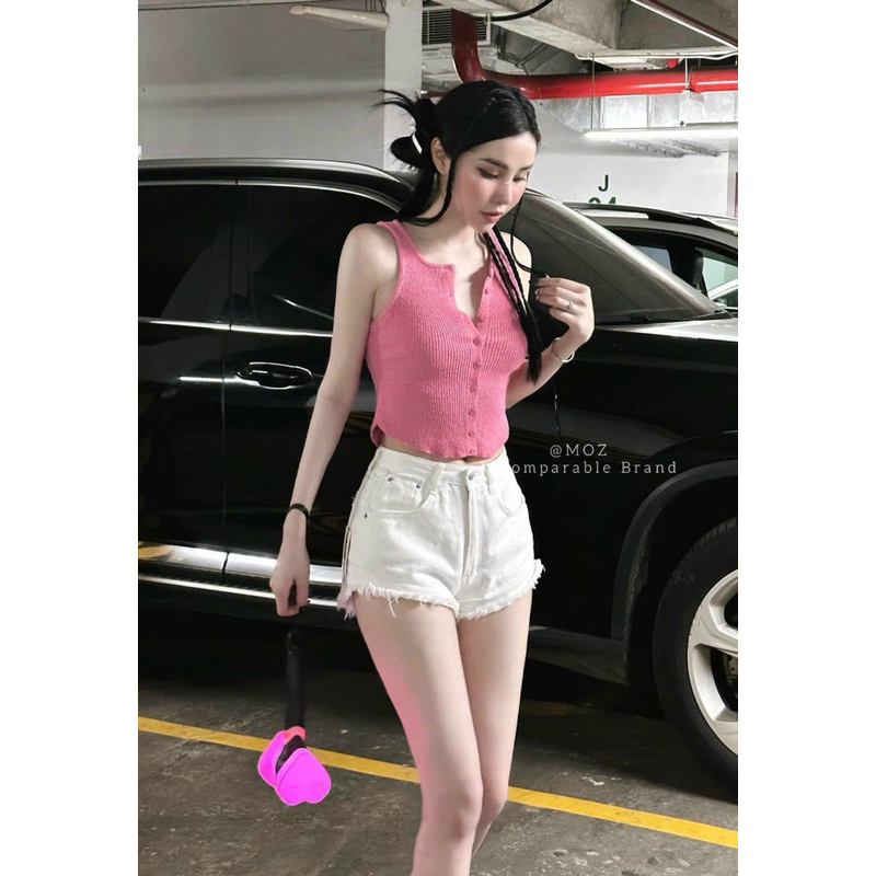 Áo Ba Lỗ Khuy Vạt Bầu L1