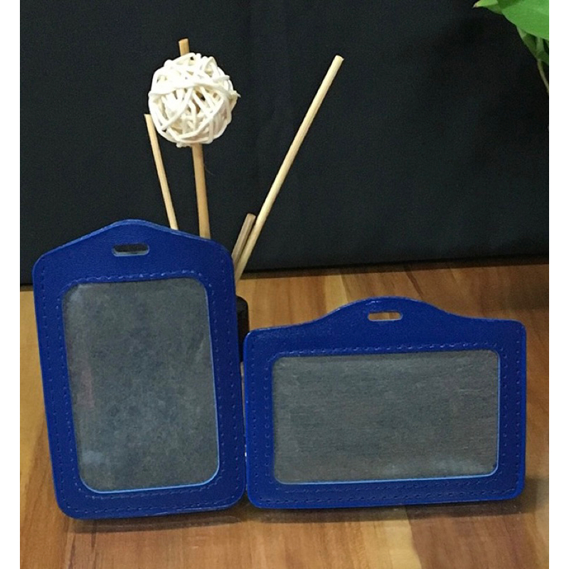 Bao da PU đựng thẻ, bảng tên cho nhân viên học sinh dáng ngang/dọc mẫu đơn giản thanh lịch