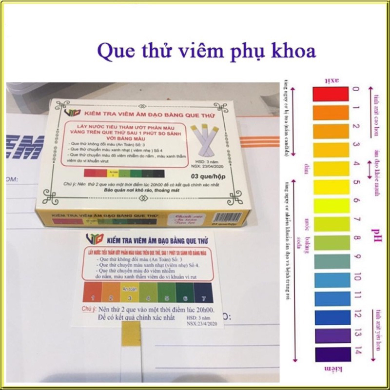 QUE THỬ VIÊM PHỤ KHOA CHÍNH XÁC