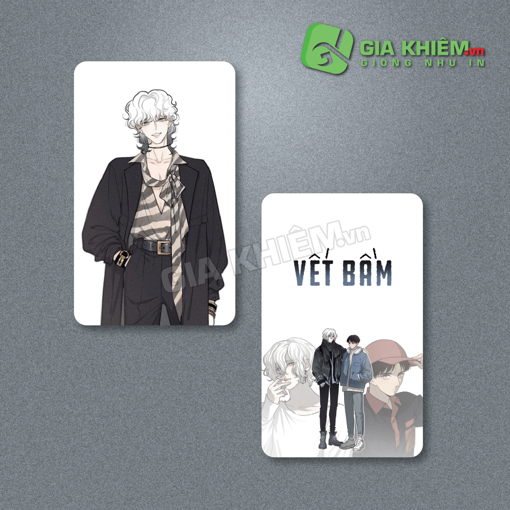 Card bo góc giấy truyện VẾT BẦM