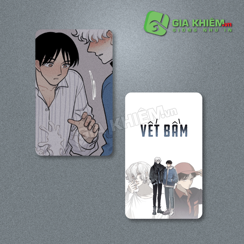 Card bo góc giấy truyện VẾT BẦM