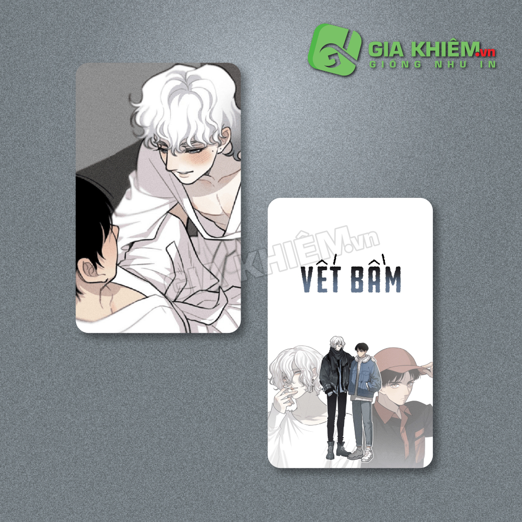 Card bo góc giấy truyện VẾT BẦM