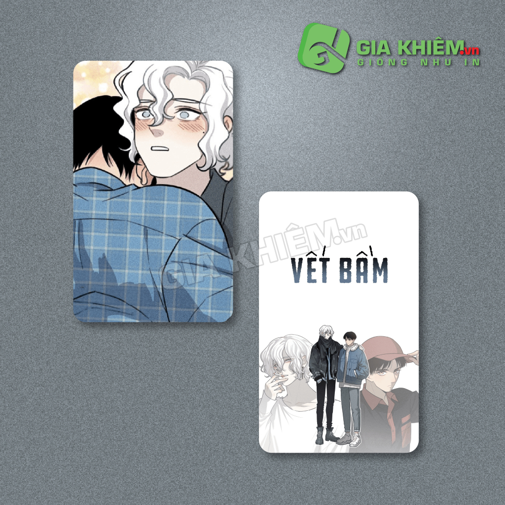 Card bo góc giấy truyện VẾT BẦM