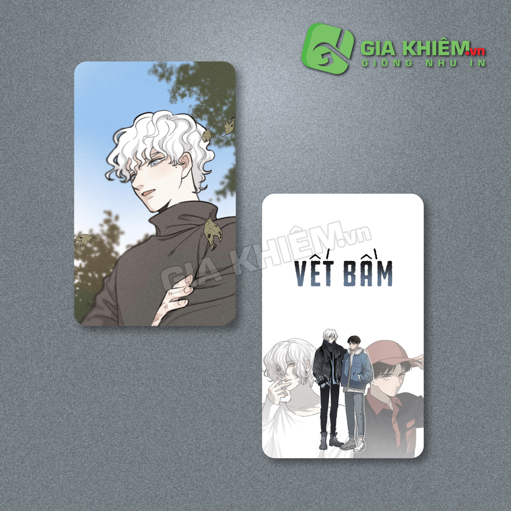 Card bo góc giấy truyện VẾT BẦM