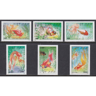 Tem sưu tập Việt Nam MS 587 Cá Vàng 1990 ( 6 tem )