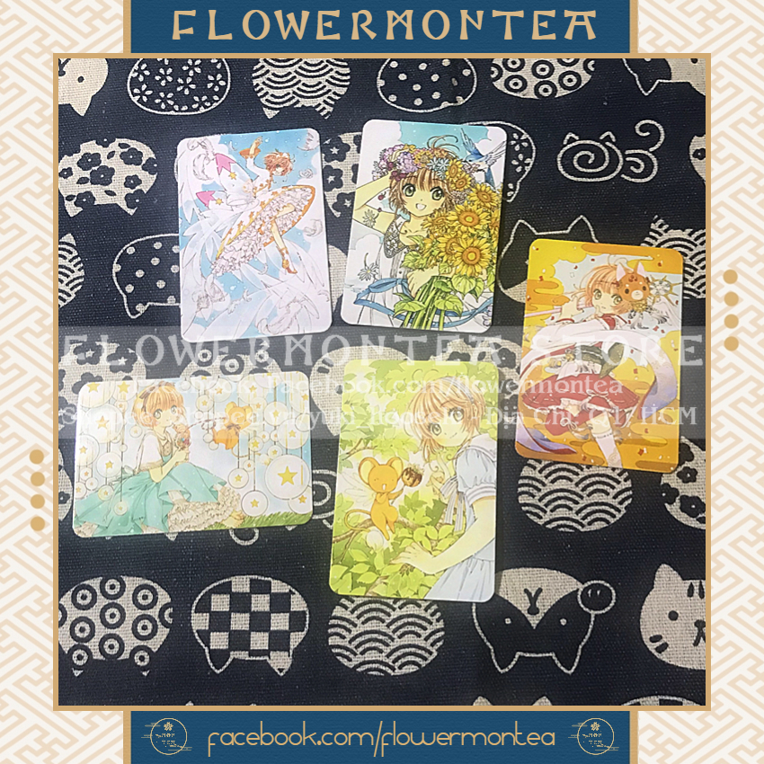 Set 5 Thẻ Hình | Card Hình Bo Góc - Cardcaptor Sakura | Thủ Lĩnh Thẻ Bài 04