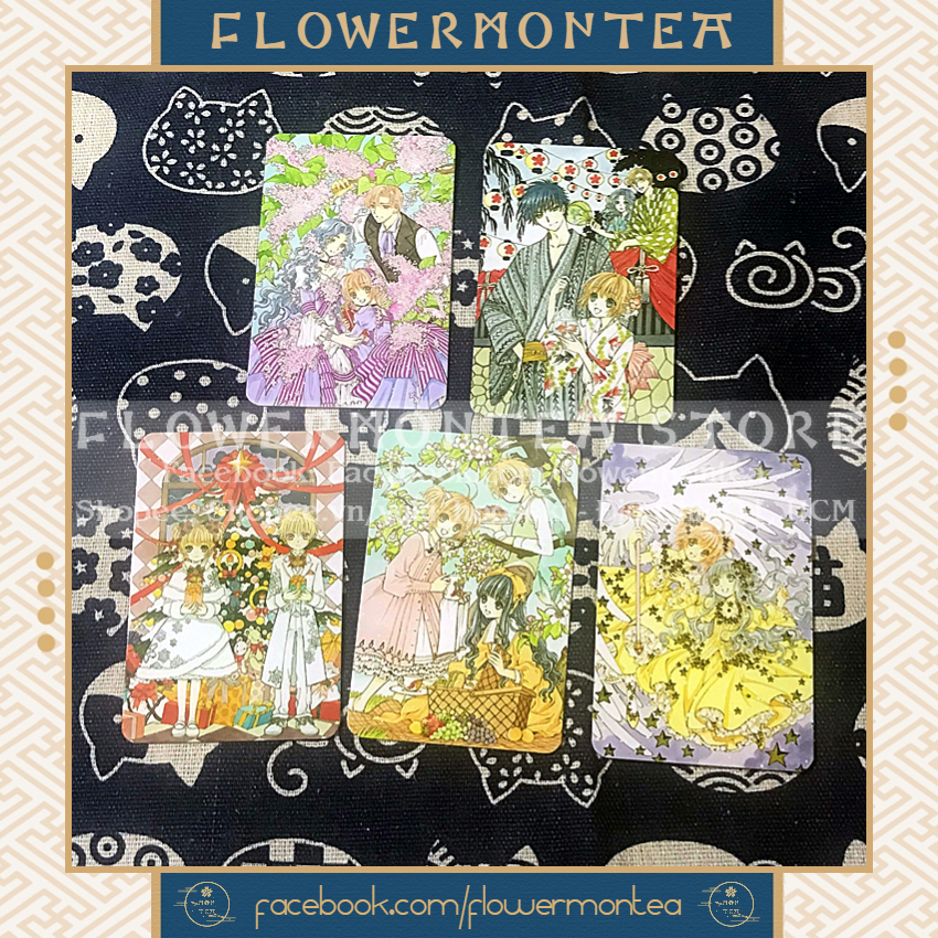 Set 5 Thẻ Hình | Card Hình Bo Góc - Cardcaptor Sakura | Thủ Lĩnh Thẻ Bài 03