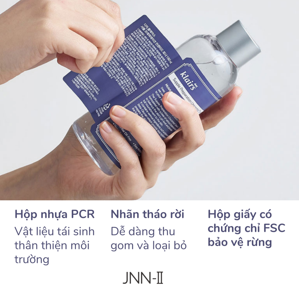 Toner Klairs nước hoa hồng Dear Klairs cấp ẩm cân bằng da không mùi và có mùi 180ml Hàn Quốc | Jnn2.vn