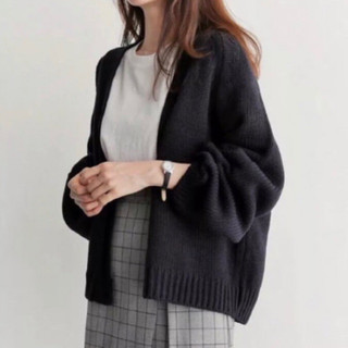 Áo khoác cardigan len dày