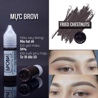 Mực BROVI Nga phun mày siêu bám [Hàng Chính Hãng]