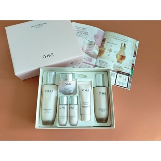 Set ohui hồng dưỡng ẩm hoa hồng sữa dưỡng kem