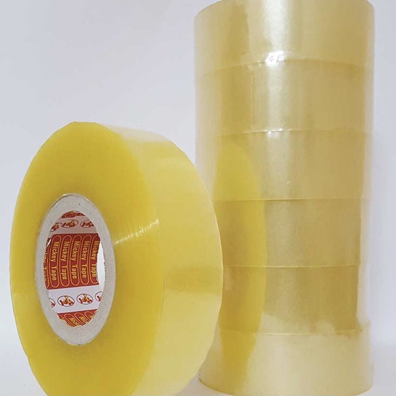 Cuộn băng keo trong gói hàng loại 400g (0.4kg) bản 4,8cm.