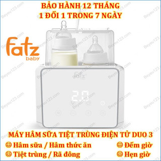 Máy hâm sữa và tiệt trùng 2 bình Fatzbaby FATZ DUO 3 FB3093VN / MUM’S CARE