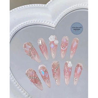 Nail box sơn gel thạch nhũ hồng