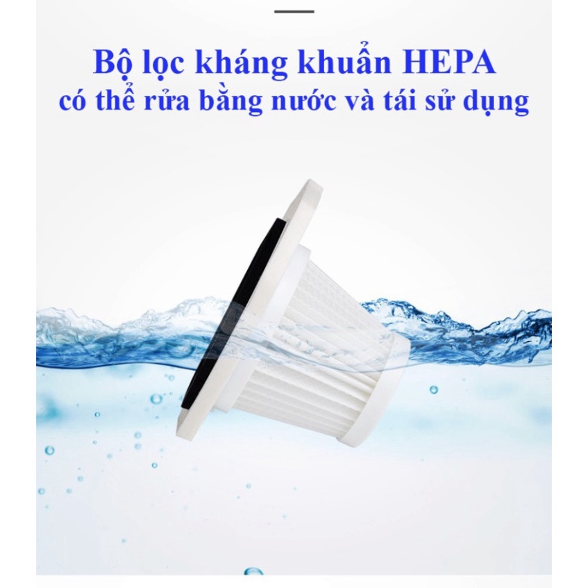Lõi lọc máy hút bụi cầm tay Cotton Phù Hợp Cho Máy Hút Bụi cầm tay mini