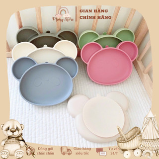 Khay ăn dặm silicone 3 ngăn hình gấu bar -rot 2023