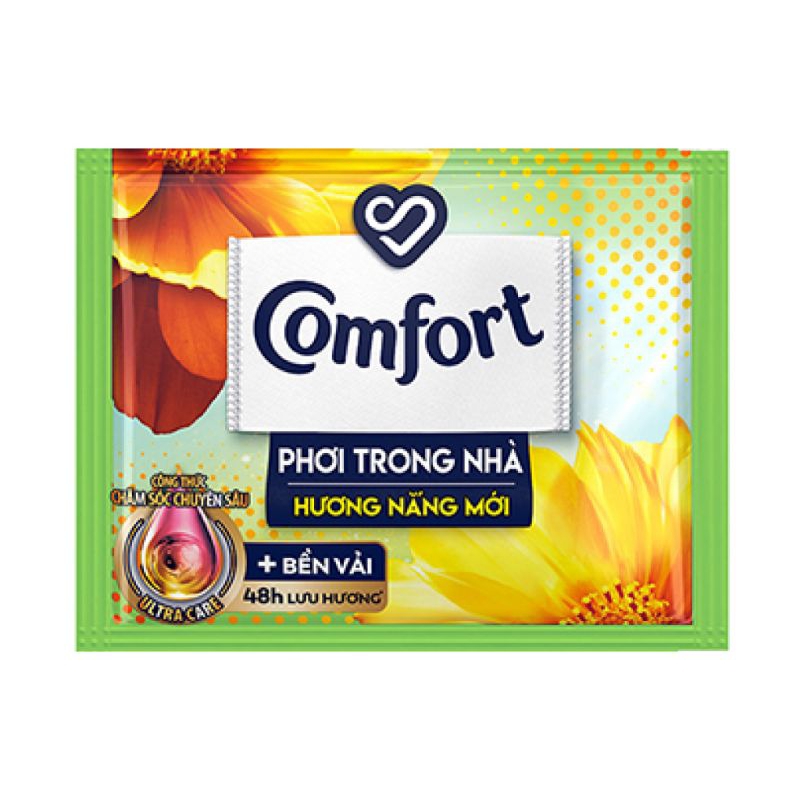 Dây 10 gói nước xả vải Comfort nhiều hương