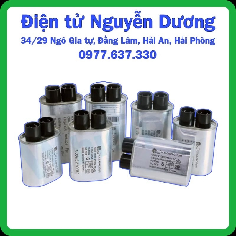 Tụ lò vi sóng chính hãng tháo máy, chất lượng tốt.
