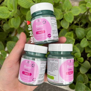 Viên uống mọc tóc Biotin HB 1000mg Anh quốc, hộp 120v