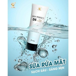 Top white D5 sữa rửa mặt làm sạch da