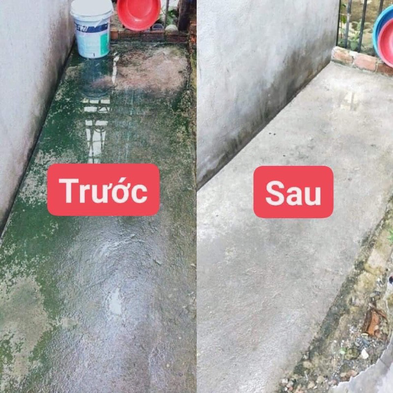 Gói bột tẩy rong rêu siêu mạnh siêu sạch nhanh gọn
