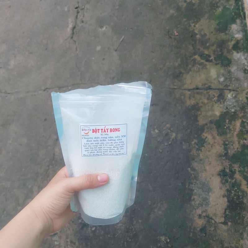 Gói bột tẩy rong rêu siêu mạnh siêu sạch nhanh gọn