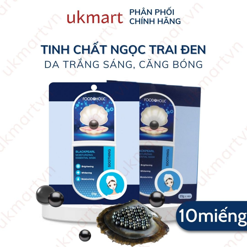 HỘP 10 Mặt Nạ Giấy Foodaholic Essential Mask Chăm Sóc Da Toàn Diện 23g